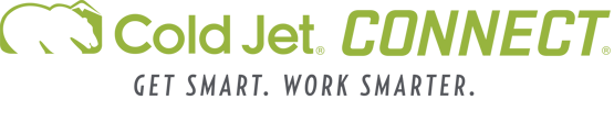 Cold Jet CONNECT logo with tagline